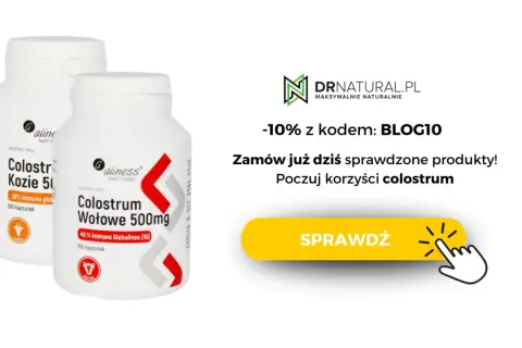 Dwa opakowania colostrum: kozie i wołowe. Dowiedz się, colostrum co to i poczuj jego korzyści. Zamów z rabatem!