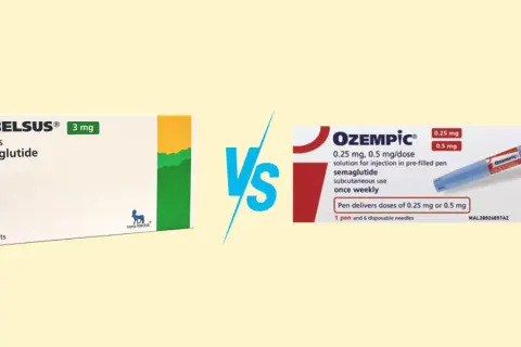 Różnice między Rybelsus (tabletki doustne) a Ozempic (pen do wstrzykiwań) - oba zawierają semaglutyd.